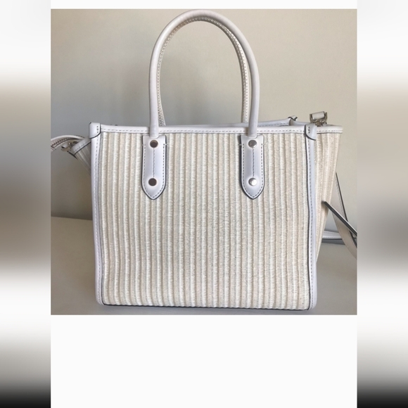 Kate Spade Novelty Beige and White Tote with Ladybug Design - Picture 6 of 14